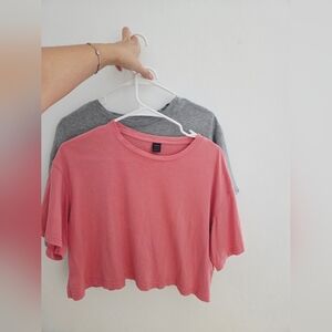 2pcs Cropped top